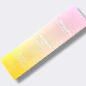 Noon & Moon Stainless Steel Pie Server - Handcrafted Taupe Design Elegant